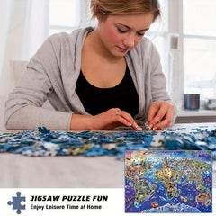 1000 Pieces World Landmark Puzzle Game Toy