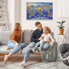 1000 Pieces World Landmark Puzzle Game Toy