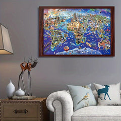 1000 Pieces World Landmark Puzzle Game Toy