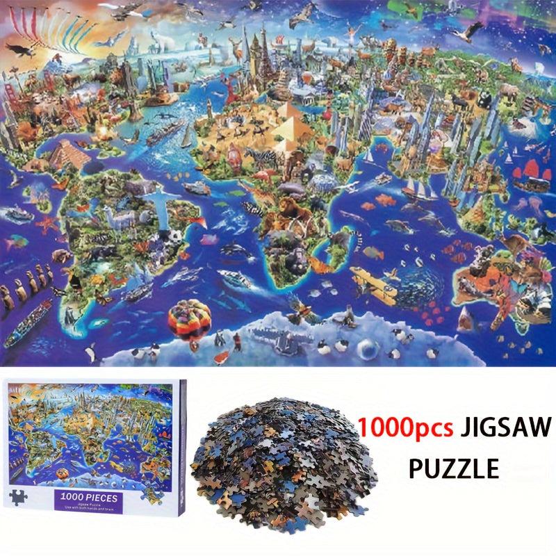 1000 Pieces World Landmark Puzzle Game Toy