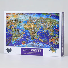 1000 Pieces World Landmark Puzzle Game Toy