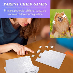 Sublimation Blanks Puzzles A5 Jigsaw Puzzles DIY for Heat Press Printing Crafts