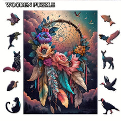 Colorful Wind Bell Wood Puzzle for Adults