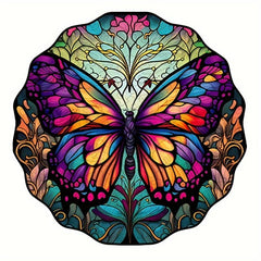Colorful Butterfly Puzzle Irregular Animal Wooden Brain Teaser Gift