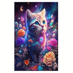 Colorful Kitten Puzzle Toy Irregular Animal Shape Wooden Puzzle