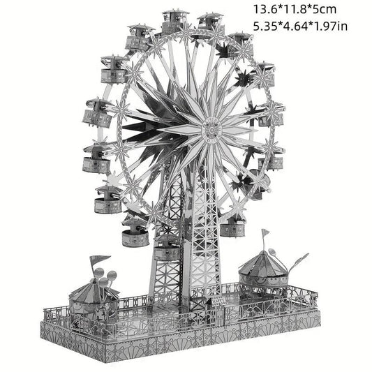 3D Metal Ferris Wheel Model Puzzle Game Toy