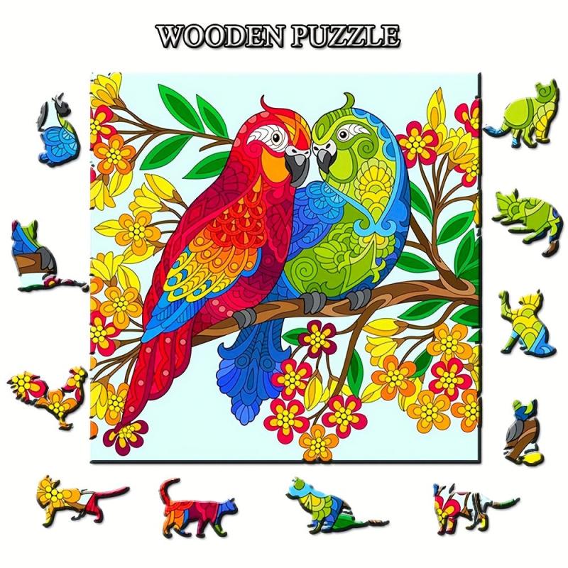 Animal Shaped Wooden Jigsaw Puzzles - Unique Gift Idea