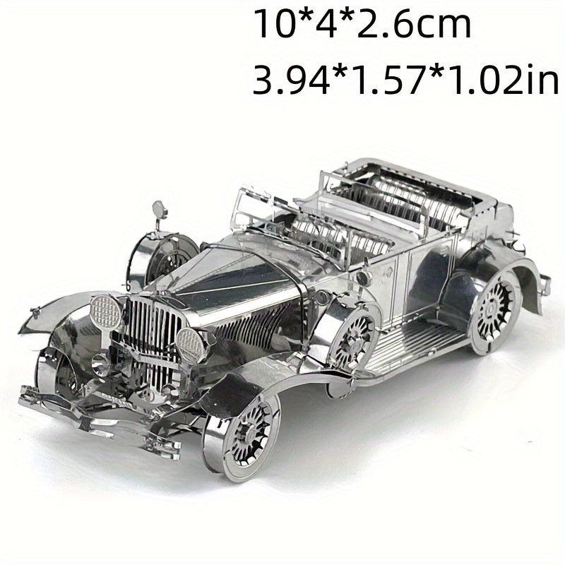 Metal Assembled Toy Boat Model 3D Puzzle Car Hand Model