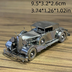 Metal Assembled Toy Boat Model 3D Puzzle Car Hand Model
