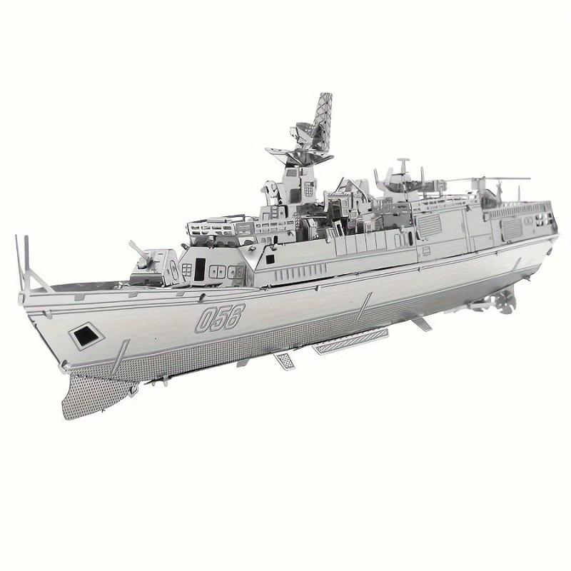 Metal Assembled Toy Boat Model 3D Puzzle Car Hand Model