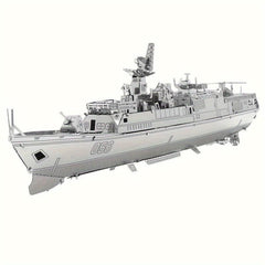 Metal Assembled Toy Boat Model 3D Puzzle Car Hand Model
