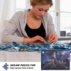 1000-Piece Magic Academy Puzzle - Educational Game Toy