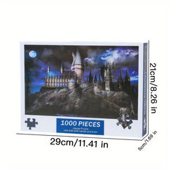 1000-Piece Magic Academy Puzzle - Educational Game Toy