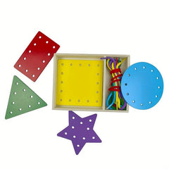 5 Piece Wooden Box Jigsaw Puzzle for Hand Exercise