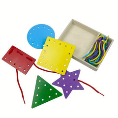 5 Piece Wooden Box Jigsaw Puzzle for Hand Exercise
