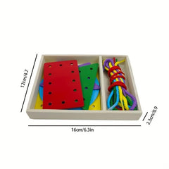 5 Piece Wooden Box Jigsaw Puzzle for Hand Exercise