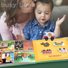 Children's Early Education Quiet Paste Book Toy Material Package