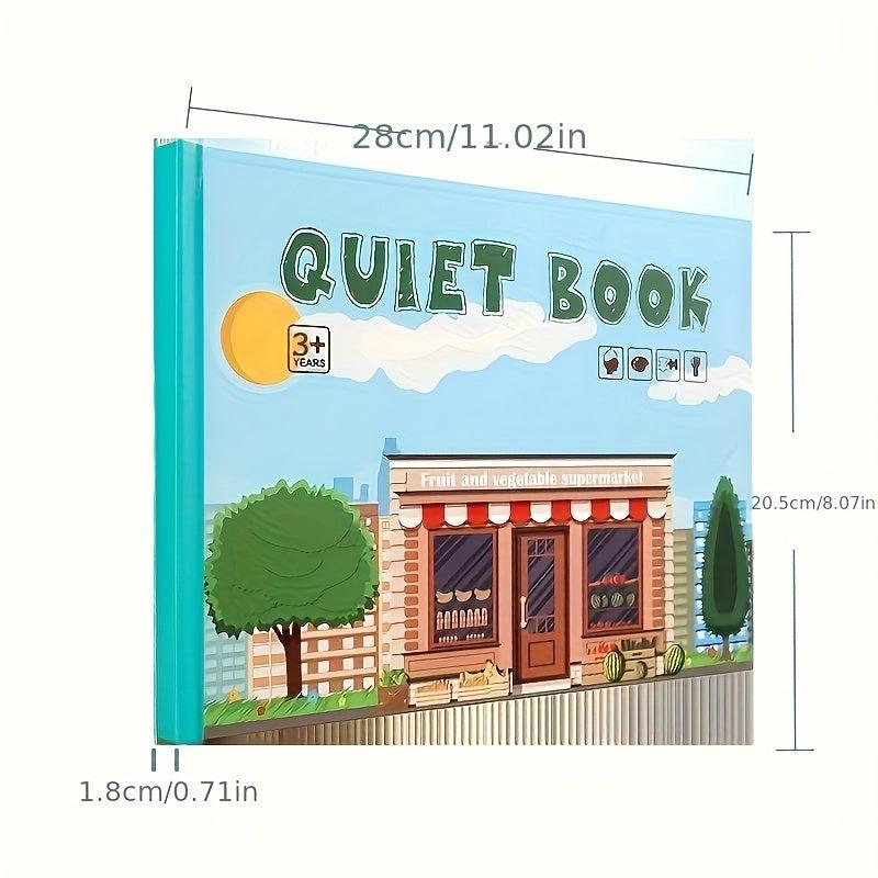 Children's Early Education Quiet Paste Book Toy Material Package