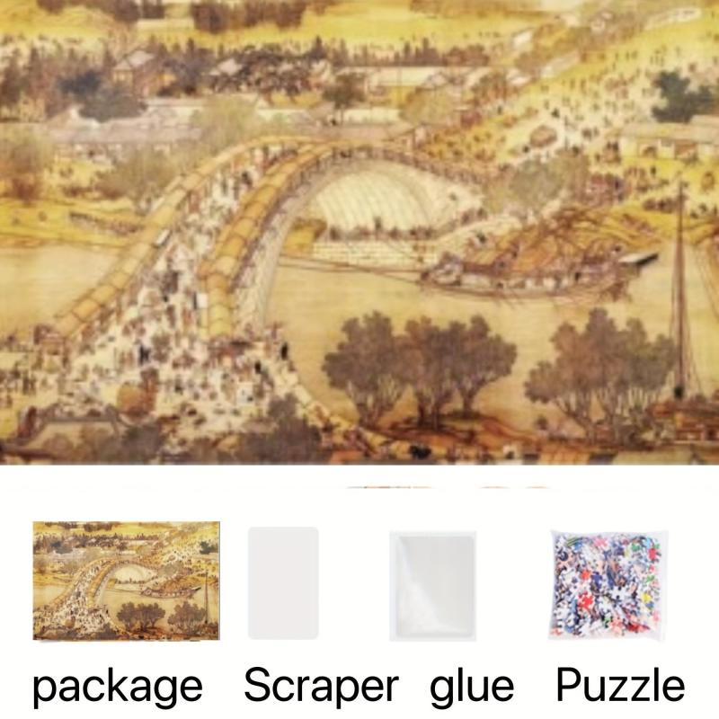 Cartoon Paper 1000 Pieces Jigsaw Puzzle for Decompression