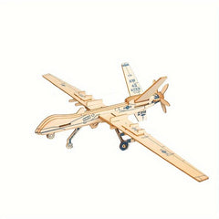 3D DIY Wooden Puzzle Model Mechanical Toy Building Game Desktop Ornaments