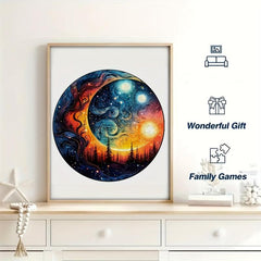 Sunset Puzzle Irregular Animal Shaped Wooden Puzzle Toy