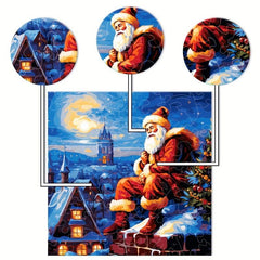 Christmas Wooden Puzzles Santa Claus Irregular Animal Shaped Creative