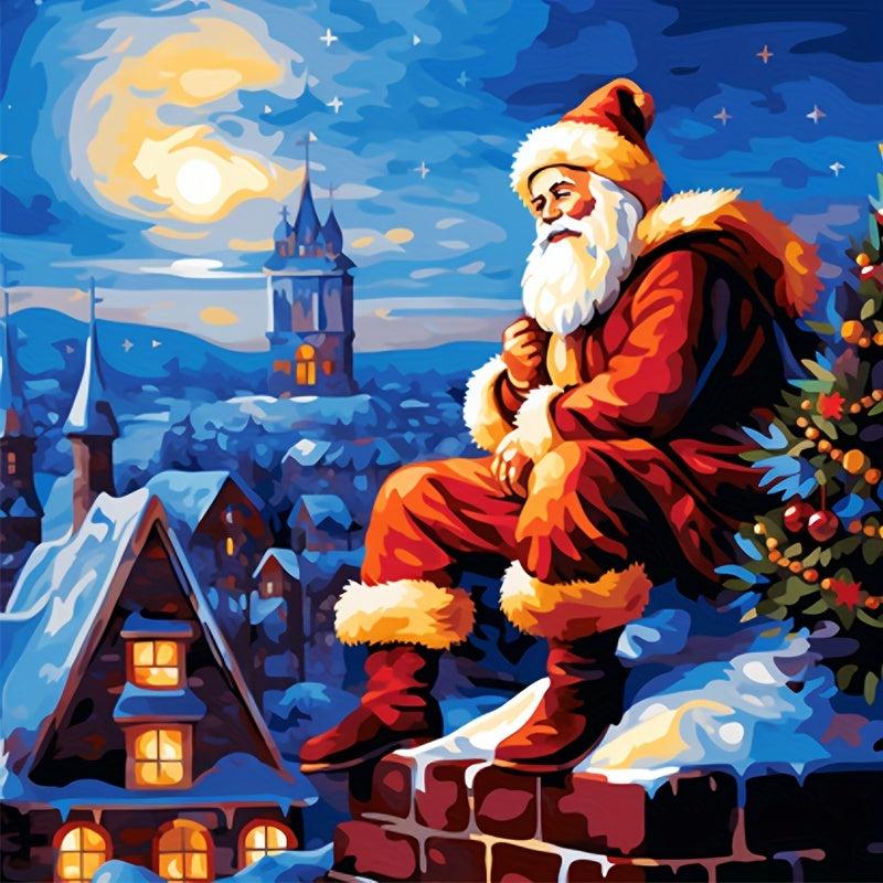 Christmas Wooden Puzzles Santa Claus Irregular Animal Shaped Creative