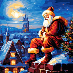 Christmas Wooden Puzzles Santa Claus Irregular Animal Shaped Creative