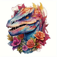 Dinosaur Wooden Puzzle Adult Birthday Party Games Decorative Paintings