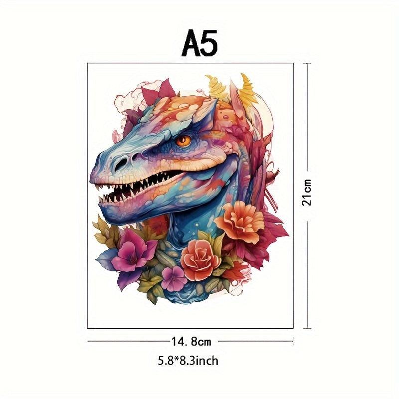Dinosaur Wooden Puzzle Adult Birthday Party Games Decorative Paintings