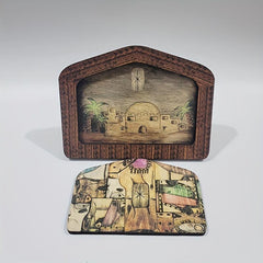 Wooden Jesus Puzzle Nativity Mystery Religious Home Decor
