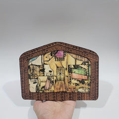 Wooden Jesus Puzzle Nativity Mystery Religious Home Decor