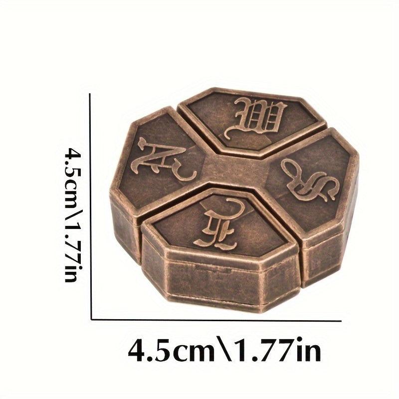Classic IQ Metal Brain Teaser Magic Toy Puzzle Game Funny Gift Lock Novel