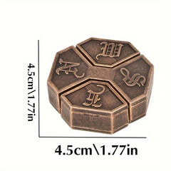 Classic IQ Metal Brain Teaser Magic Toy Puzzle Game Funny Gift Lock Novel