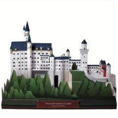World Building Model Paper DIY Ornaments Collectible