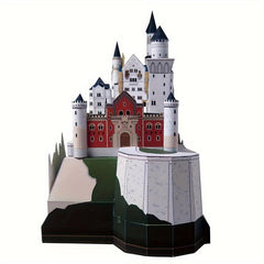 World Building Model Paper DIY Ornaments Collectible
