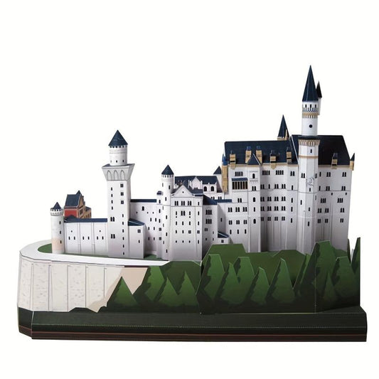 World Building Model Paper DIY Ornaments Collectible