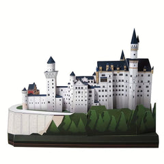 World Building Model Paper DIY Ornaments Collectible