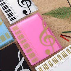 Music Piano Sheet Note File Holder for Students & Musicians