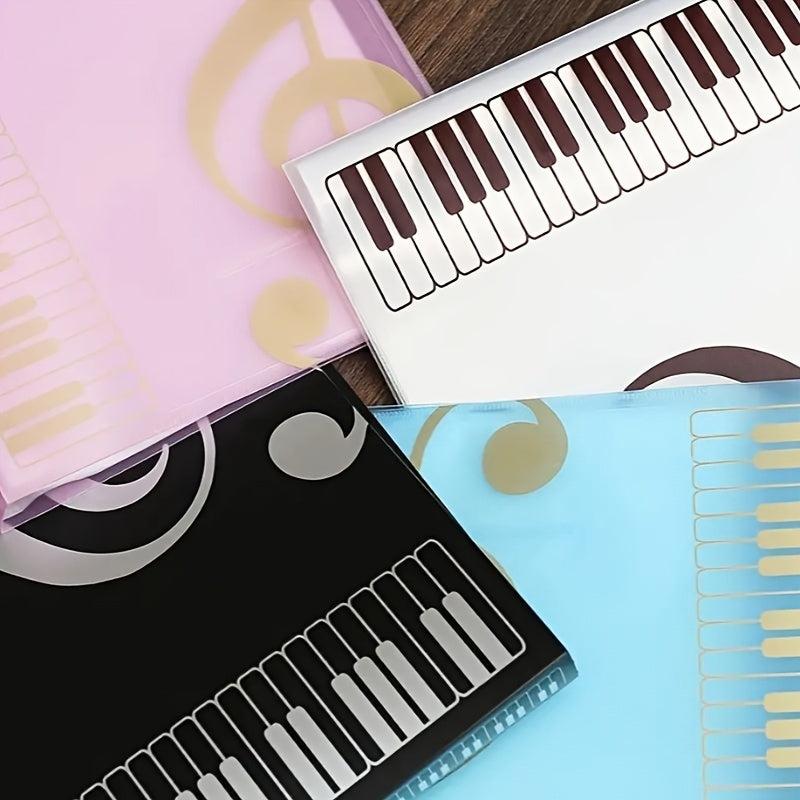 Music Piano Sheet Note File Holder for Students & Musicians