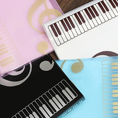 Music Piano Sheet Note File Holder for Students & Musicians