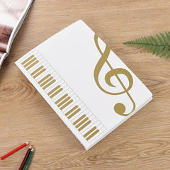 Music Piano Sheet Note File Holder for Students & Musicians