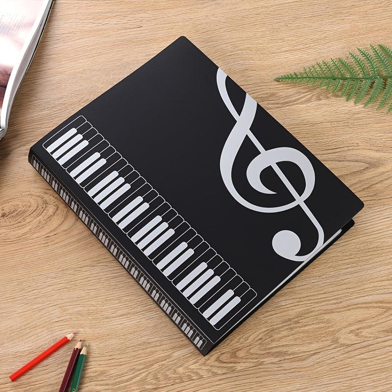 Music Piano Sheet Note File Holder for Students & Musicians