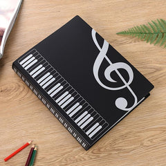 Music Piano Sheet Note File Holder for Students & Musicians