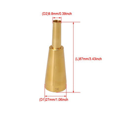 Golden Plated 3c Small Chew Bullet - Weighted