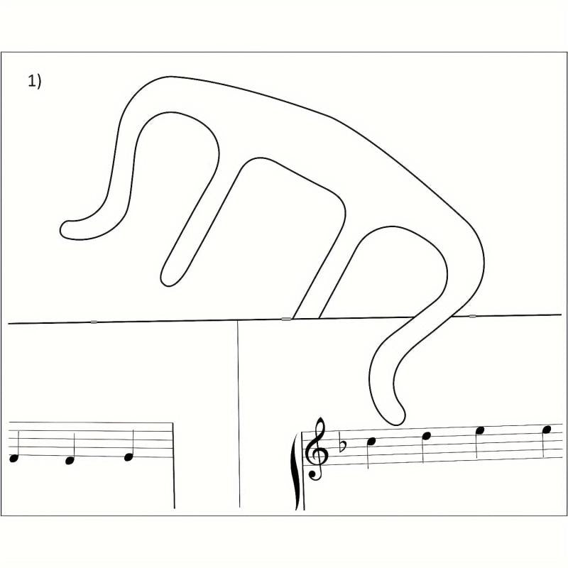 1pc Music Notation Stand Piano Musician's Page Stand