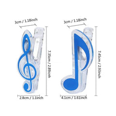 Funny Piano Music Book Clip Spring Holder for Instruments
