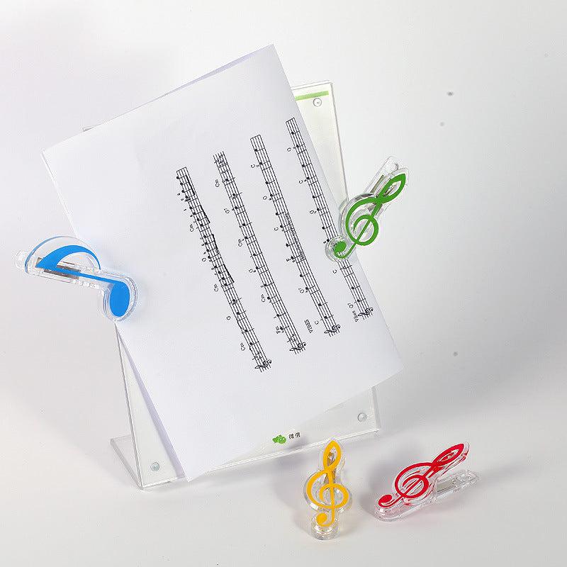 Funny Piano Music Book Clip Spring Holder for Instruments