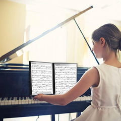 6 Pages A4 Music Folder Piano Guitar Organiser Anti Glare