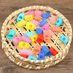 10pcs Anti Scald Finger Thimbles Silicone Gloves for DIY Crafts